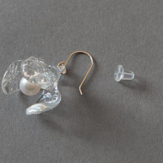 【別注】PEARL K10 ルナリア(ピアス) 【別注】PEARL K10 ルナリア(ピアス)