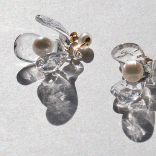 【別注】PEARL K10 ルナリア(イヤリング) 【別注】PEARL K10 ルナリア(イヤリング)