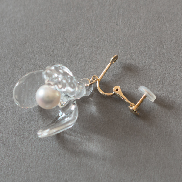 【別注】PEARL K10 ルナリア(イヤリング)