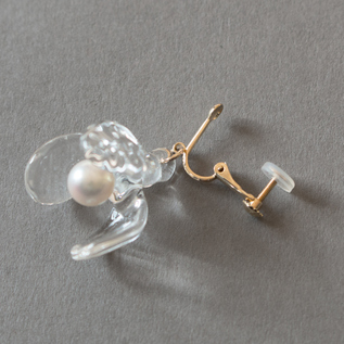 【別注】PEARL K10 ルナリア(イヤリング) 【別注】PEARL K10 ルナリア(イヤリング)
