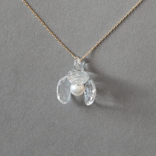 別注】PEARL K10 ルナリア／HARIO Lampwork Factory(ハリオ・ランプ