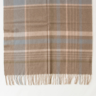 ♡未使用　チェザーレ ガッティ バージンカシミヤ 大判チェックストール♡ カシミヤ チェック ストール／Cesare Gatti（チェザーレ