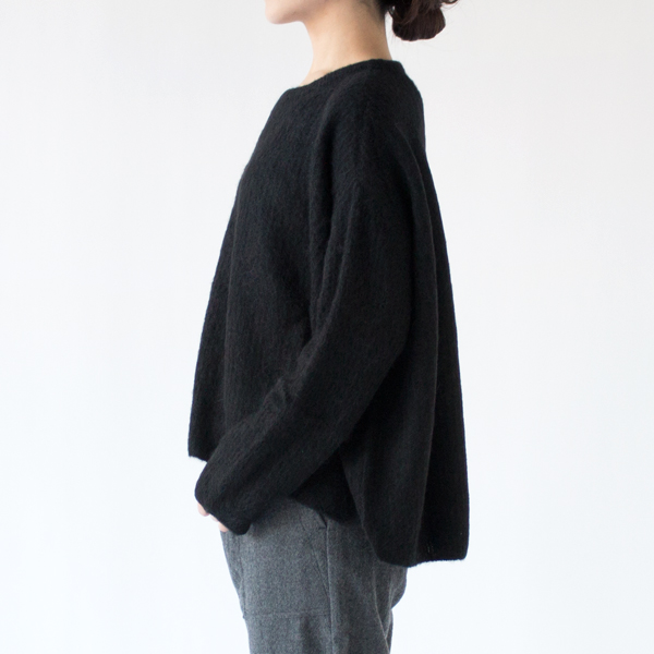 アルパカシルク タムタム ワイドセーター(BLACK、身長162cm) アルパカシルク タムタム ワイドセーター(BLACK、身長162cm)