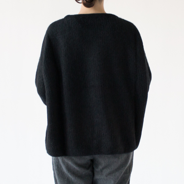 アルパカシルク タムタム ワイドセーター(BLACK、身長162cm) アルパカシルク タムタム ワイドセーター(BLACK、身長162cm)