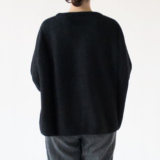 アルパカシルク タムタム ワイドセーター(BLACK、身長162cm) アルパカシルク タムタム ワイドセーター(BLACK、身長162cm)