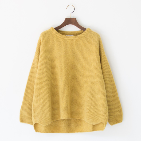 アルパカシルク タムタム ワイドセーター(YELLOW) アルパカシルク タムタム ワイドセーター(YELLOW)