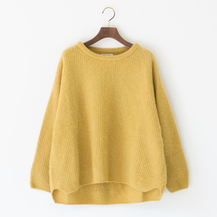 アルパカシルク タムタム ワイドセーター(YELLOW) アルパカシルク タムタム ワイドセーター(YELLOW)