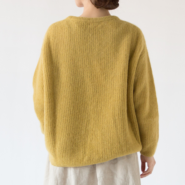 アルパカシルク タムタム ワイドセーター(YELLOW、身長162cm) アルパカシルク タムタム ワイドセーター(YELLOW、身長162cm)