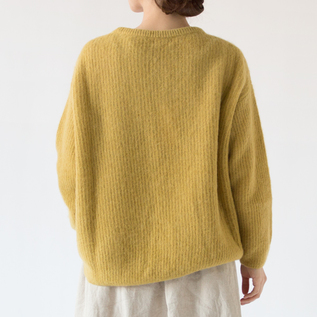 アルパカシルク タムタム ワイドセーター(YELLOW、身長162cm) アルパカシルク タムタム ワイドセーター(YELLOW、身長162cm)