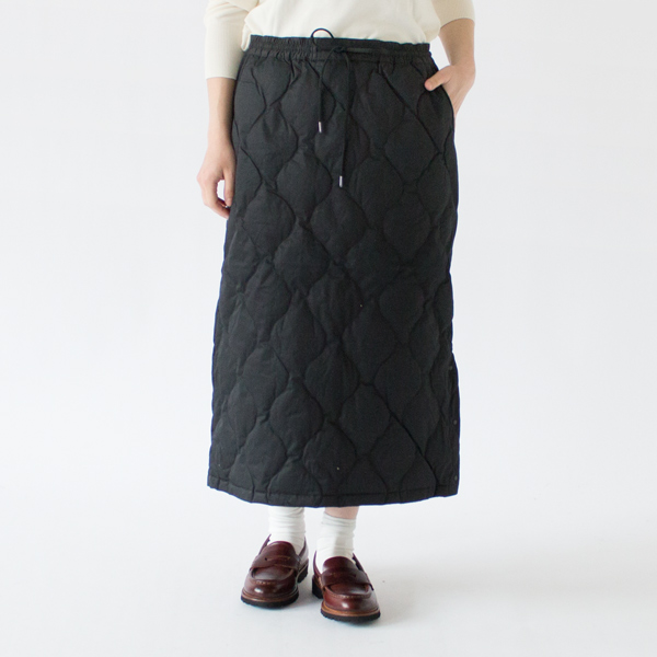 ダウンスカート（BLK）身長162cm