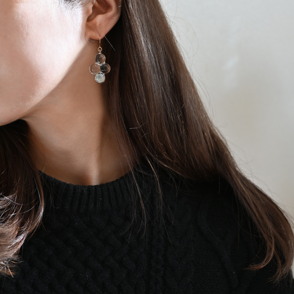 【別注】PEARL K10 ジェリードロップス(ピアス)