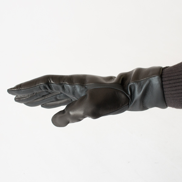 タッチスクリーン イタリアンレザー グローブ（BLACK）