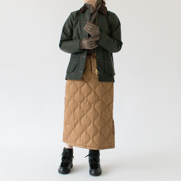 ファーライナー付きグローブ（TAUPE）