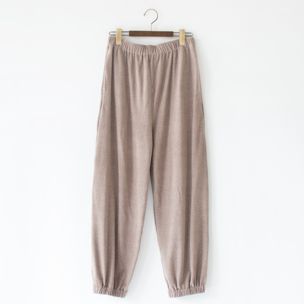 ストレッチスエード イージーパンツ (BEIGE)