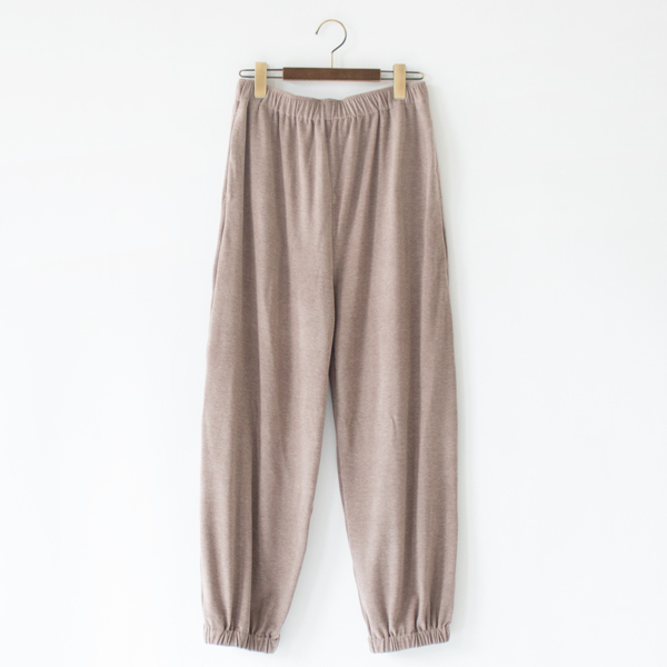 ストレッチスエード イージーパンツ (BEIGE)