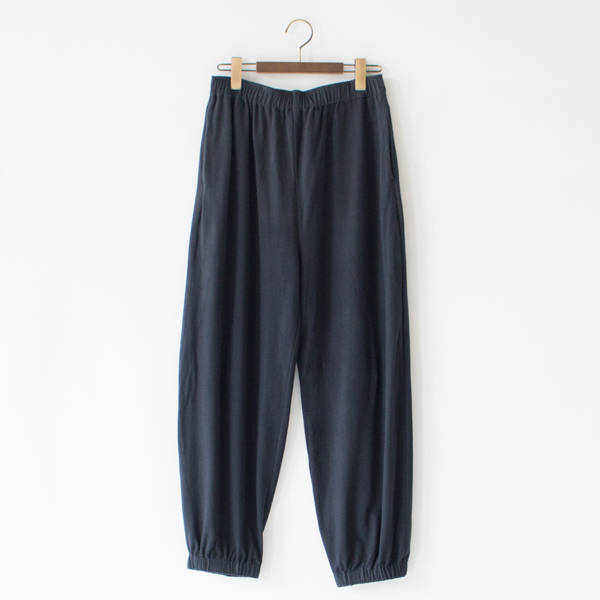 ストレッチスエード イージーパンツ (NAVY)