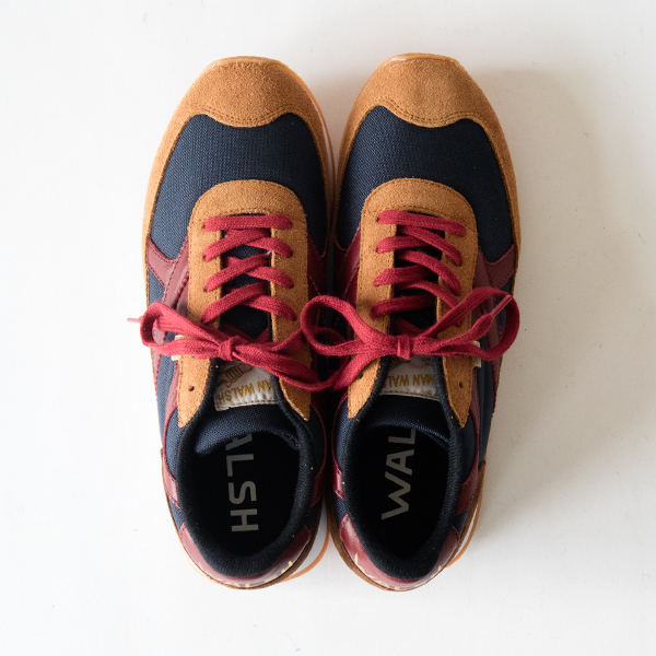 WALSH スニーカー Whirl Wind NVY/BRN