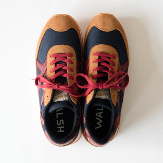 WALSH スニーカー Whirl Wind NVY/BRN
