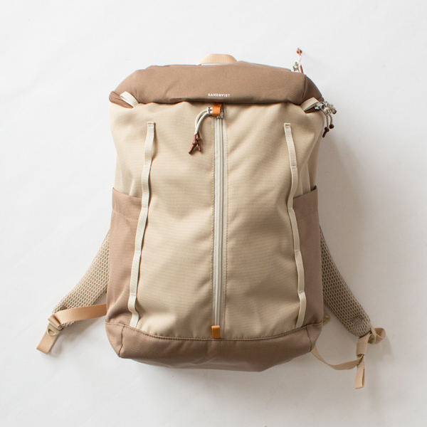 バックパック SUNE(MULTI BROWN WITH BEIGE WEBBING)