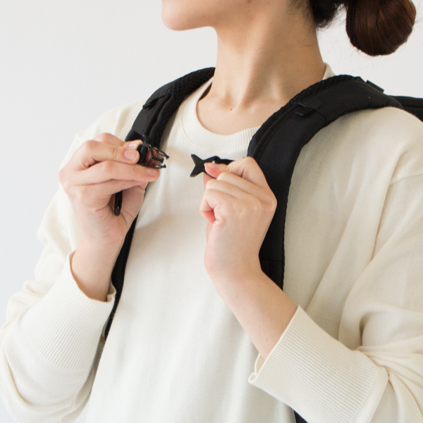 チェストベルト付き(身長162cm、BLACK WITH BLACK WEBBING) チェストベルト付き(身長162cm、BLACK WITH BLACK WEBBING)