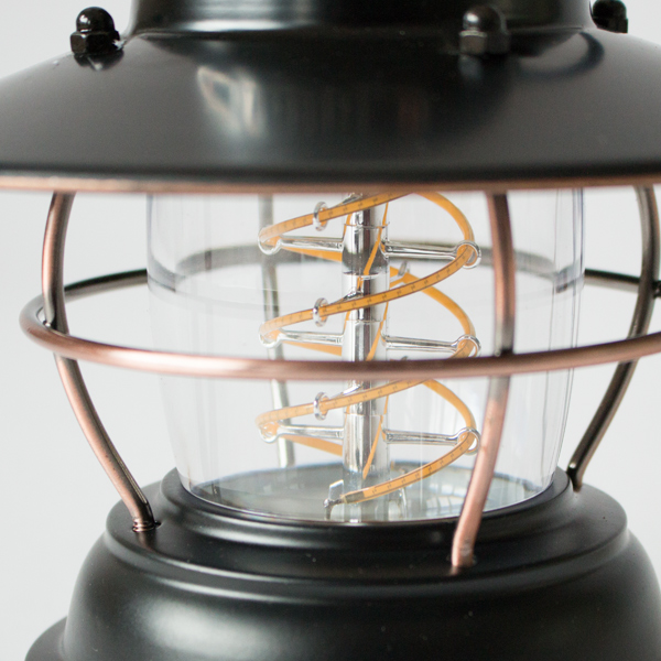 螺旋状に伸びるロープスタイルのLED(ANTIQUE BRONZE)