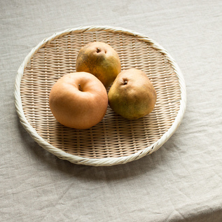 丸盆ざる 尺2寸／日本の竹細工｜愛着を持ってずっと使いたいモノを集め