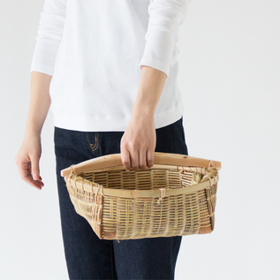 竹かご　肥料ふりかご 竹かご 肥料ふりかご