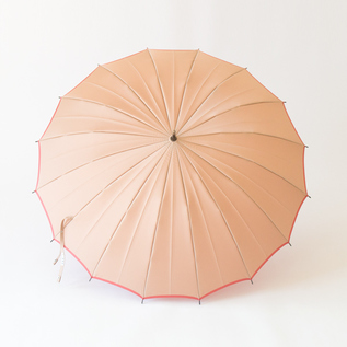 甲州織 長傘 かさね ベージュ/ピンク／KOMIYA（コミヤ）｜愛着を