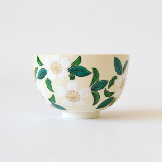 抹茶碗 彩白桜／西川貞三郎商店（にしかわていざぶろうしょうてん