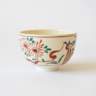 抹茶碗 彩赤絵 抹茶碗 彩赤絵