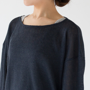 シャツやタンクトップとの重ね着を楽しめます(B.NAVY) シャツやタンクトップとの重ね着を楽しめます(B.NAVY)