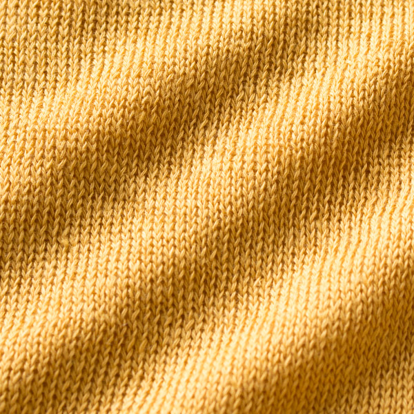 リネンらしい素朴さと清涼感のある肌触り(YELLOW)