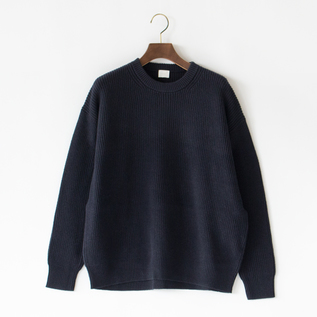 コットンカシミヤ クルーネックプルオーバー(B.NAVY) コットンカシミヤ クルーネックプルオーバー(B.NAVY)