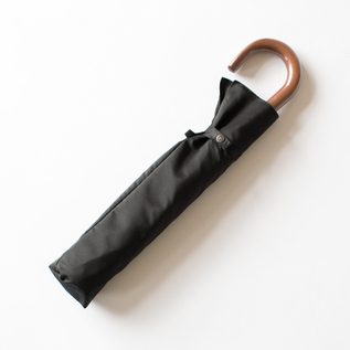 非売品 CRONOS × 槙田商店ブラック折りたたみ傘 クロノス MAKITASTANDARD 折りたたみ傘 ヘリンボーン／槙田商店（まきた商店