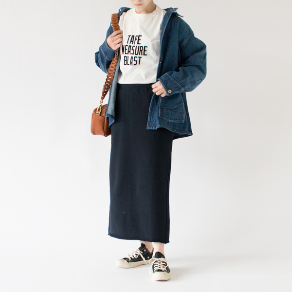 ストレスフリーな履き心地(deep navy・身長162cm)