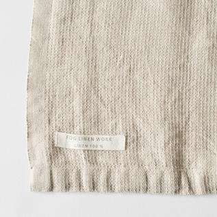 フォグリネンワークfoglinenwork リネンワッフルタオルケットナチュラル リネンウォッシュワッフルタオルケット／fog linen work（フォグ