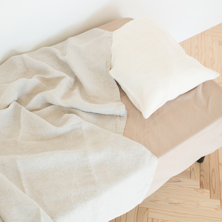 フォグリネンワークfoglinenwork リネンワッフルタオルケットナチュラル リネンウォッシュワッフルタオルケット／fog linen work（フォグ