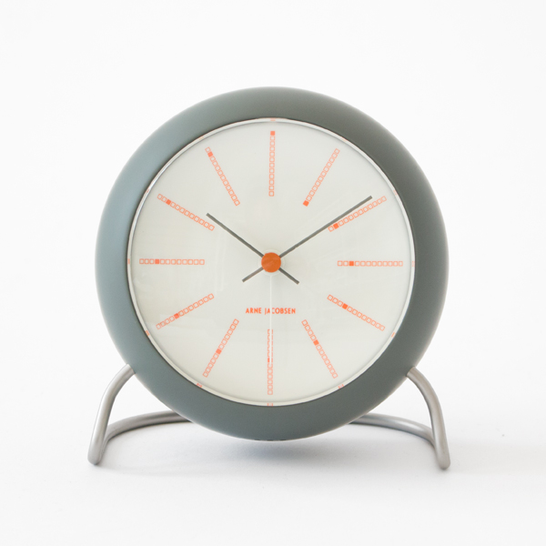 ARNE JACOBSEN Bankers Table Clock（GRAY）