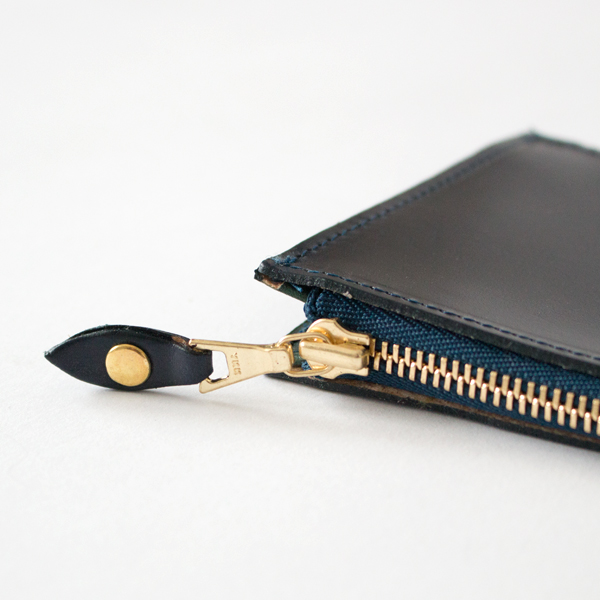 【別注】財布 NEW ZIP MINI PURSE(DARK BLUE/BOTTLE GREEN)