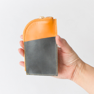 別注】キーケース ZIPPED KEY CASE WITH POCKET／GLENROYAL(グレン
