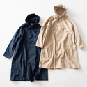 オニベジナイロン フーデッドコート