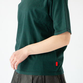 少し長めの袖丈(NVY GRN) 少し長めの袖丈(NVY GRN)