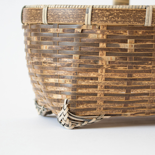 ござ目手付きかご／公長齋小菅（こうちょうさいこすが）｜愛着を持って