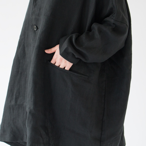 両サイドにポケット付き(BLK、162cm)