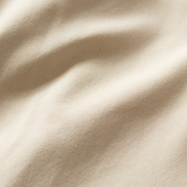 コットンのハリとシルクのしっとり感が合わさった気持ちよさ(BEIGE)