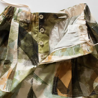 前はボタンで留めるタイプ(CAMOUFLAGE)