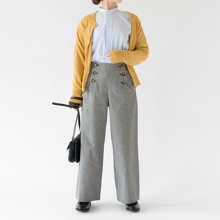 コットンリネンマリンパンツ／Le minor （ルミノア）｜愛着を持って