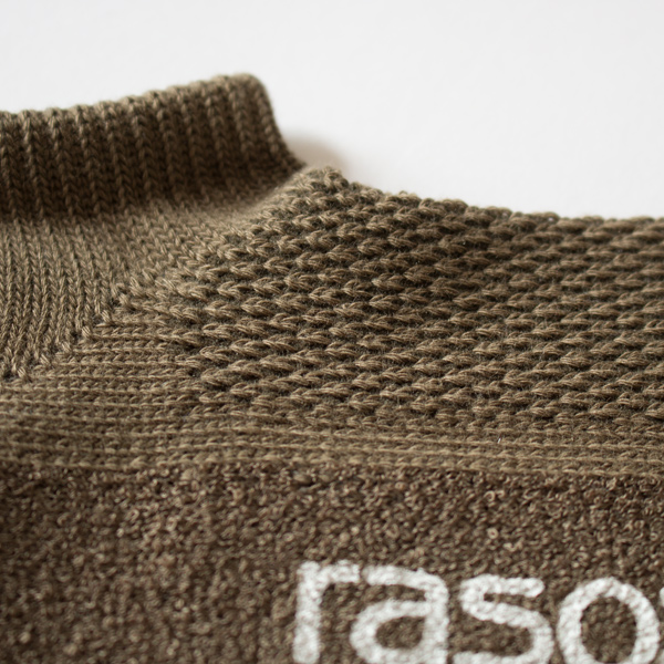 甲部分がメッシュ編み仕様になっています(ダークオリーブ) 甲部分がメッシュ編み仕様になっています(ダークオリーブ)