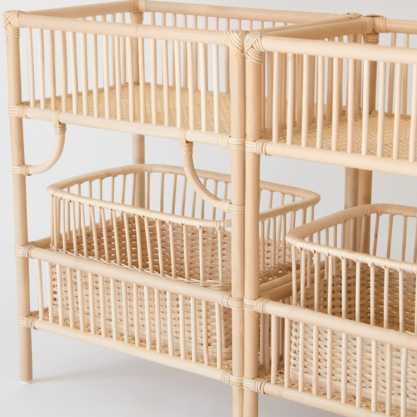 素材の美しさ、アイテムとしての機能性の高さに惹かれる籐