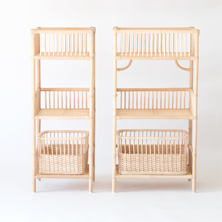 【オーダー】籐 3段ランドリーバスケット